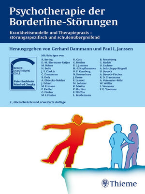 cover image of Psychotherapie der Borderline-Störungen